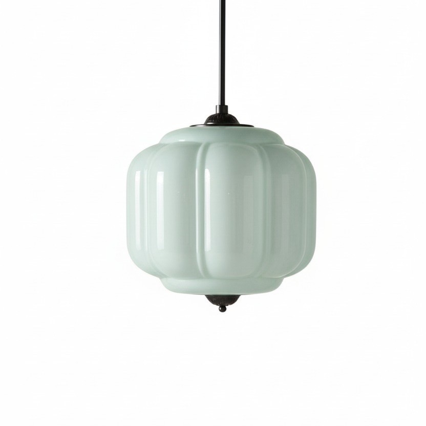 Retro Eloise Milk Glass Pendant Light For Kitchen K946