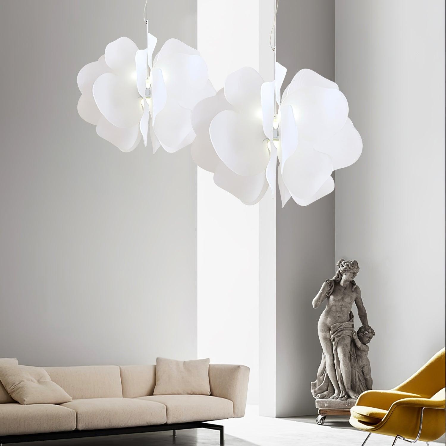 Modern Plastic Flower Design Pendant Lamp K539