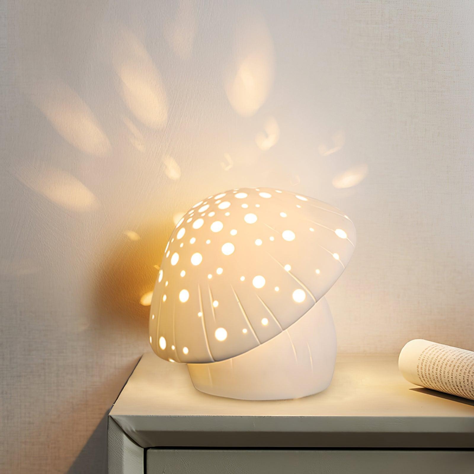 Cartoon Mushroom Skeletonized Table Lamp K398