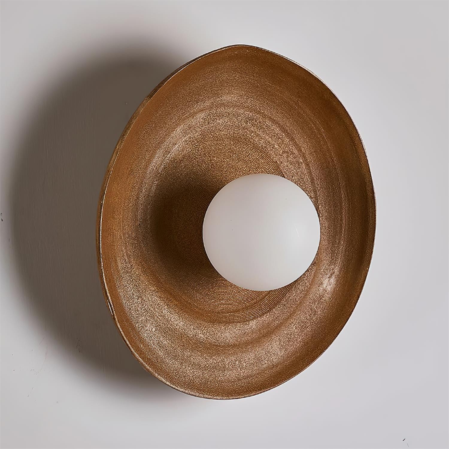 Retro Irregular Round Wall Lamp K649