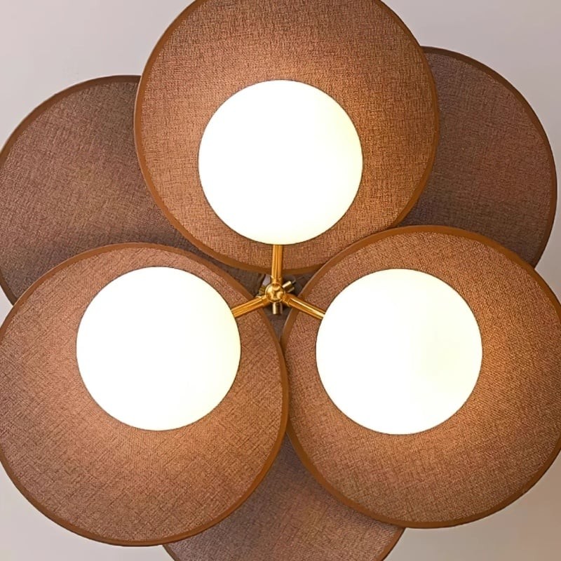 Orrise Overlapping Blades Design Ceiling Light - Modern Style Lighting for Living Room and Bedroom K2096