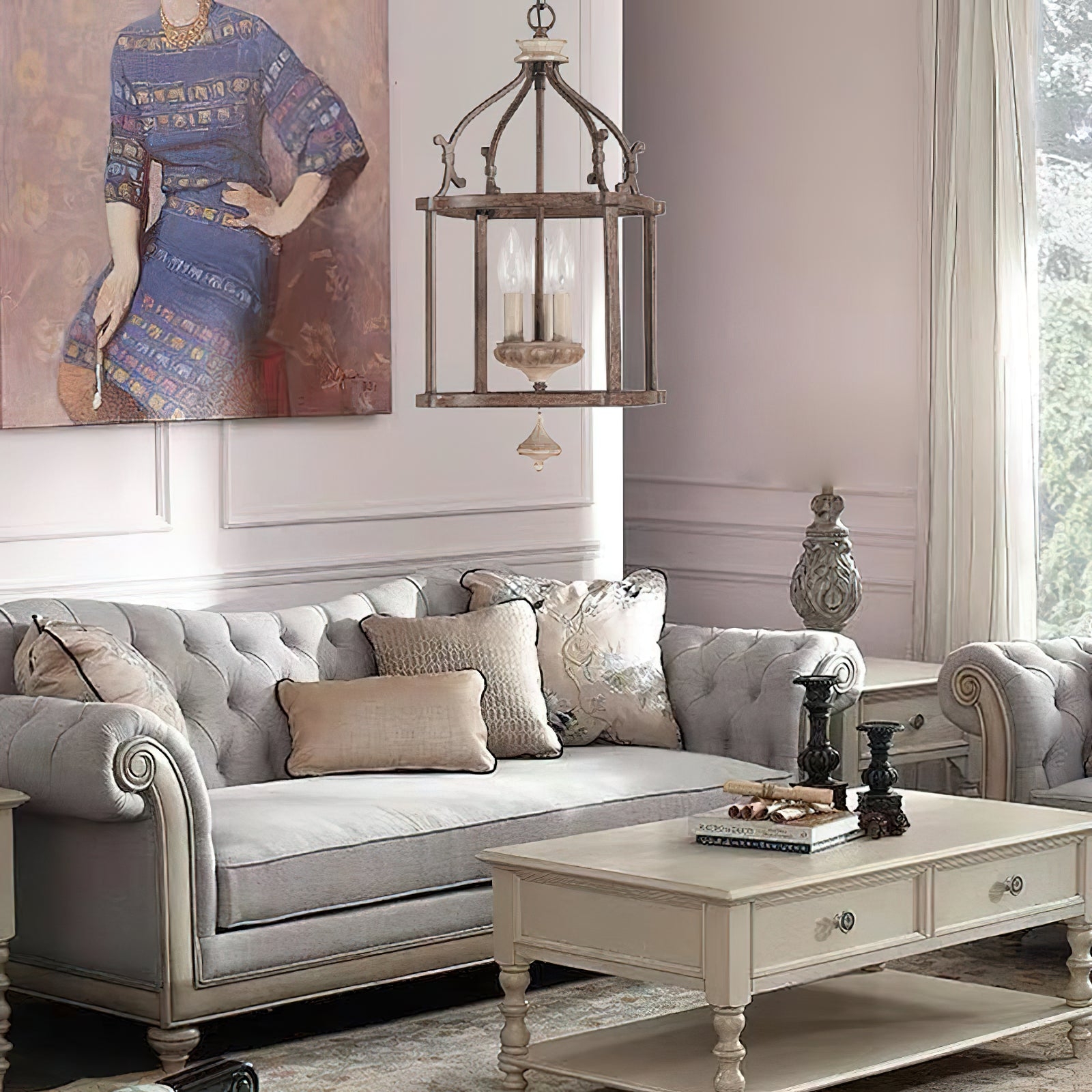 Traditional Birdcage Chandelier D525