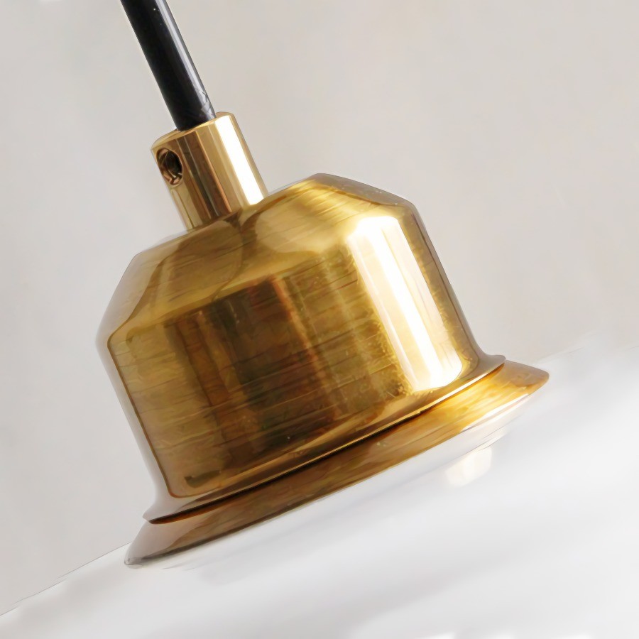 Retro Art Decor Milk Glass Pendant Light - Stylish Hanging Lamp for Dining Room K65