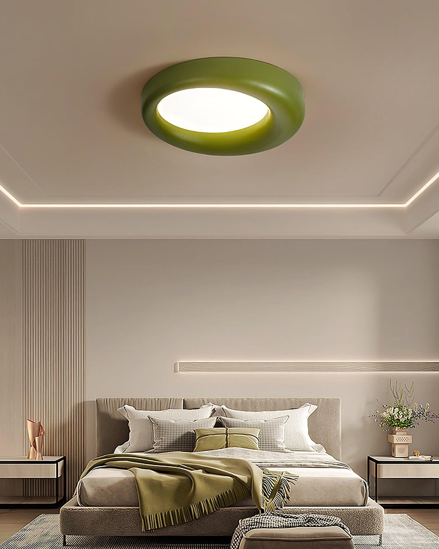 Center Offset Concentric Circle Acrylic Ceiling Lamp K2372