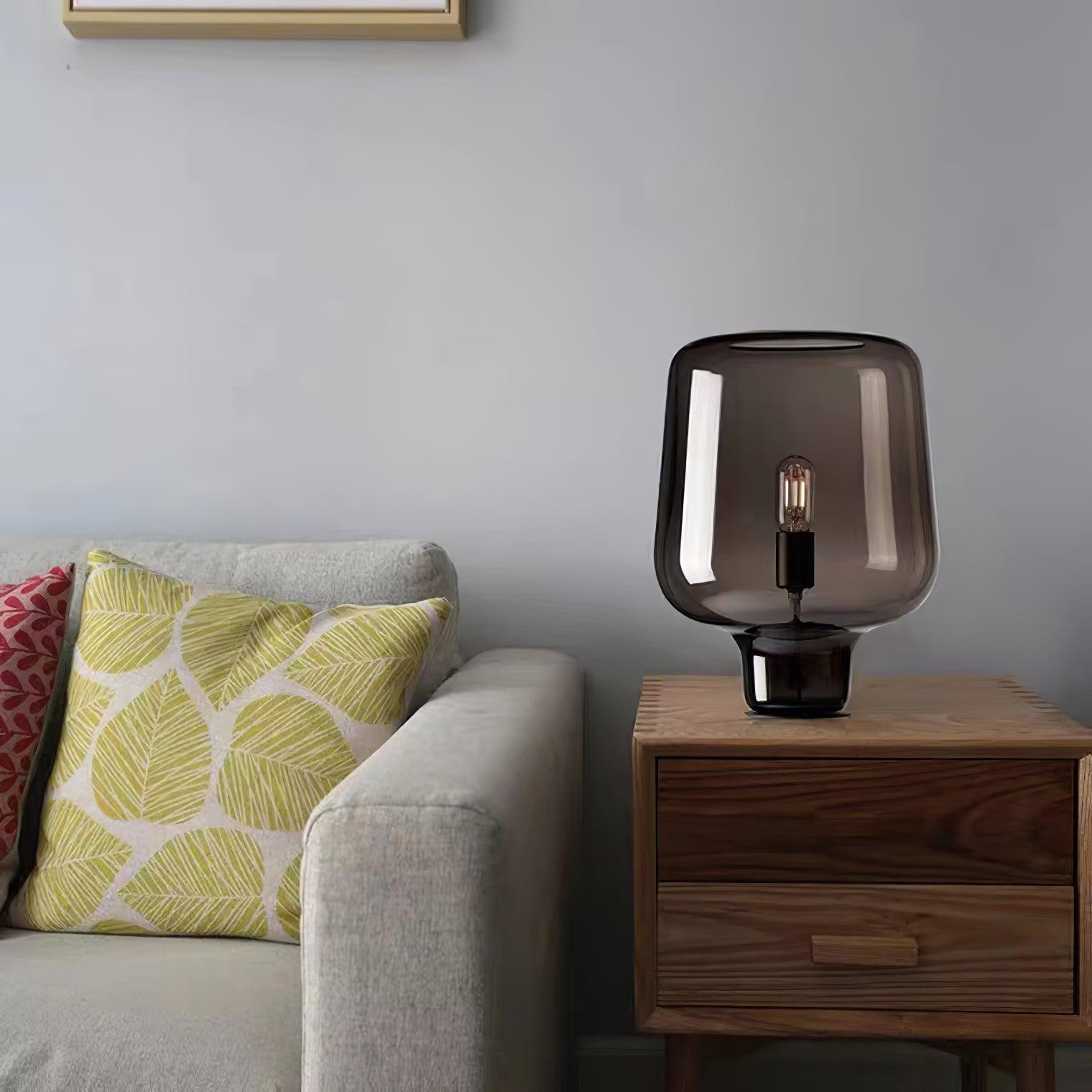 Glass Dome Table Lamp K694
