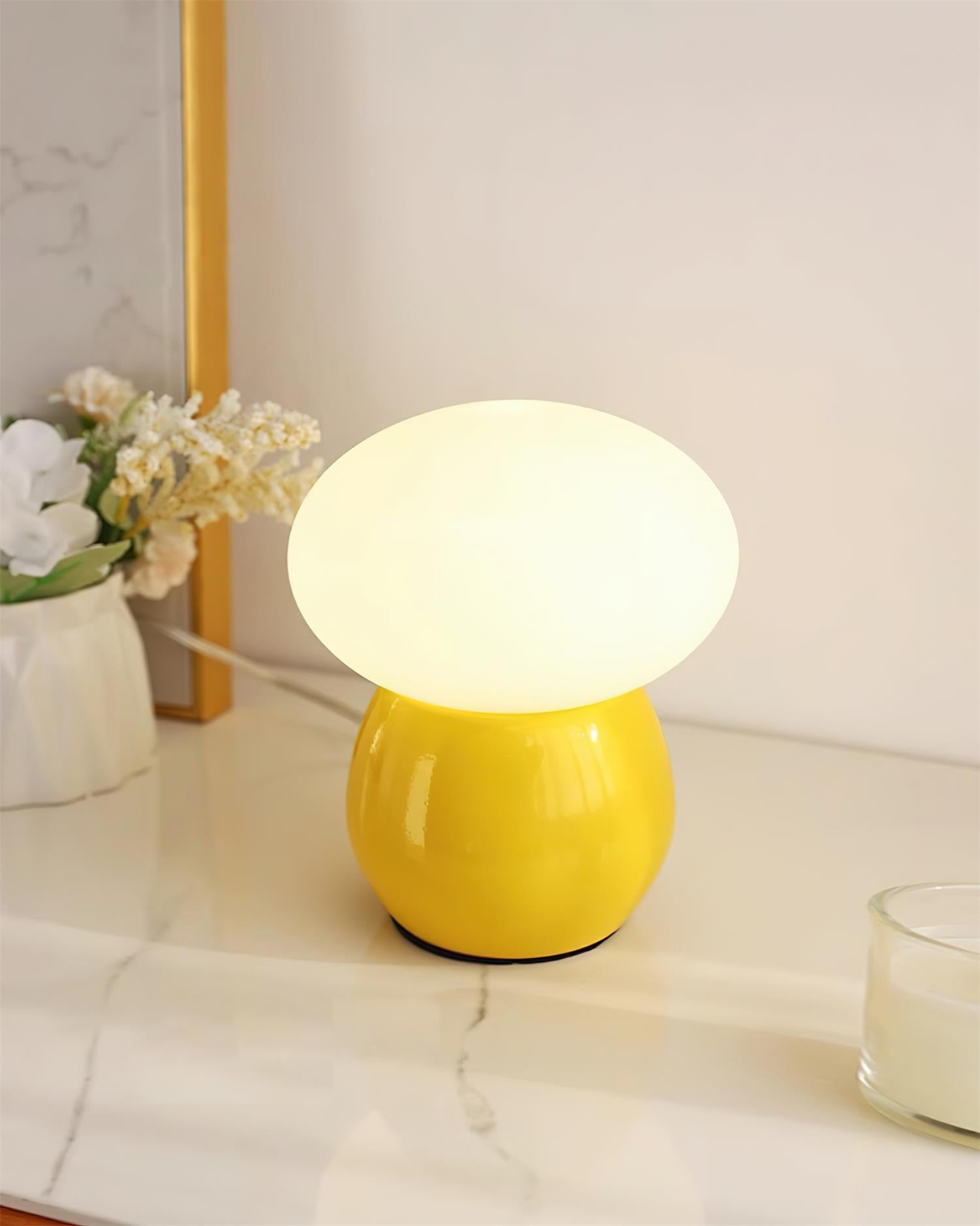 Modern Cream Style Mushroom Table Lamp K684