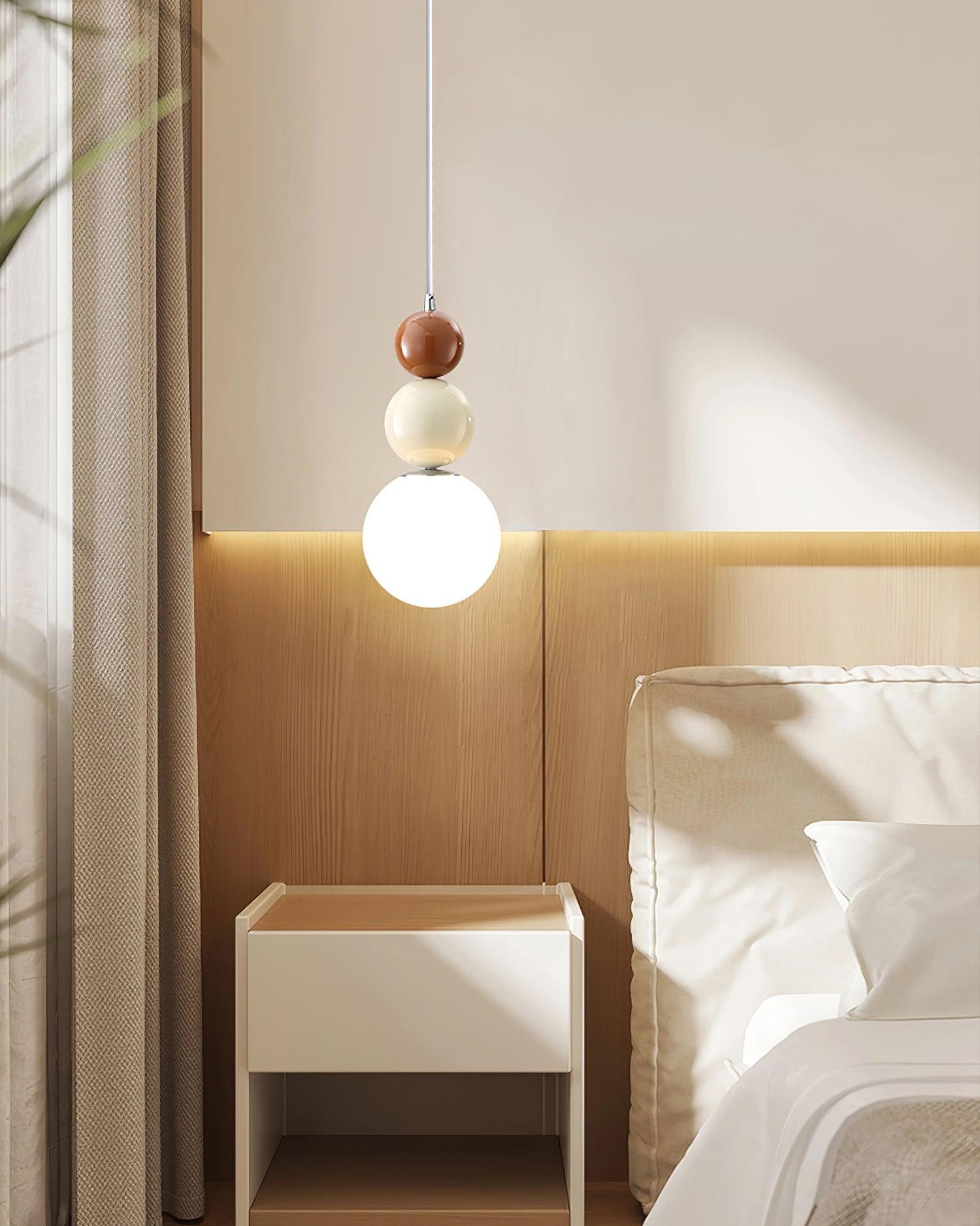 Nordic Cream Modern Simple Dot Pendant Lamp K355