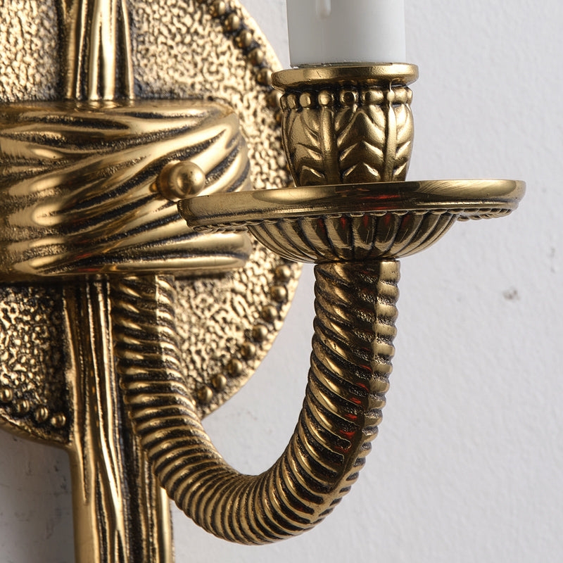 Cast Brass Sconce D584