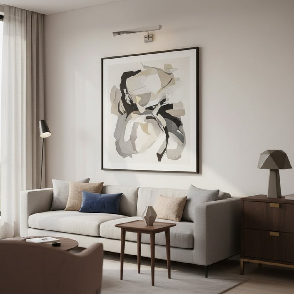 Minimalist Slim Picture Sconce - Metal Art Light K1591