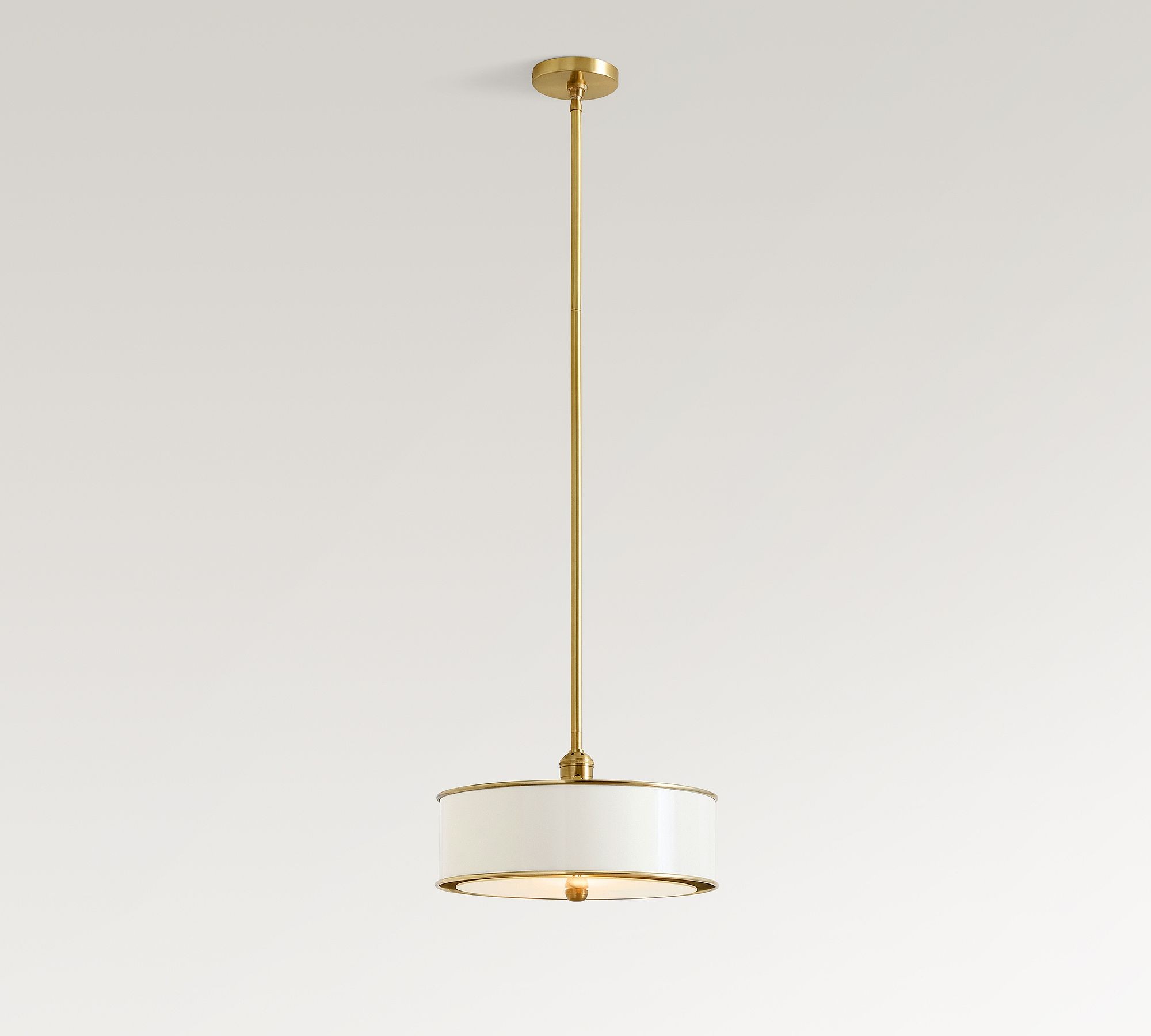Forvara Metal Drum Pendant Light - Farmhouse Style Kitchen Island Lighting K1361
