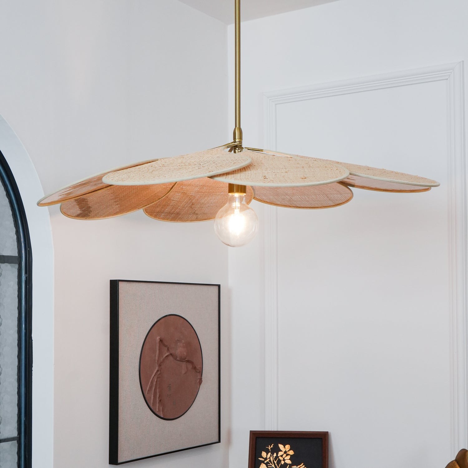 Petals Bloom Rattan Pendant Lamp K588