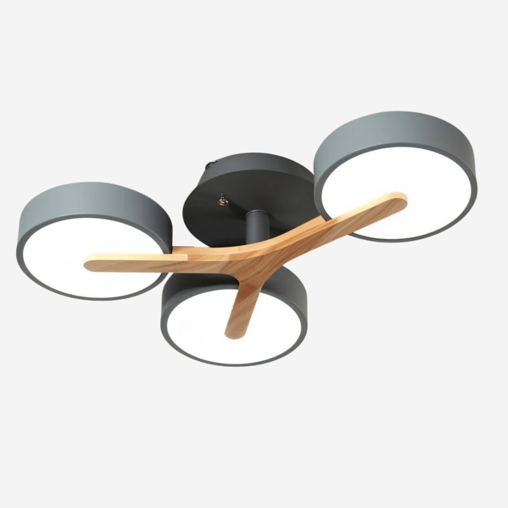Nordic Semi Flush Branch Led Ceiling Light K939