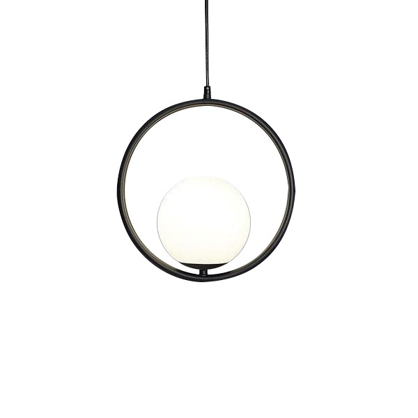 Minimalist Mila Pendant Lamp - Oval Hanging Light for Bedroom Bedside