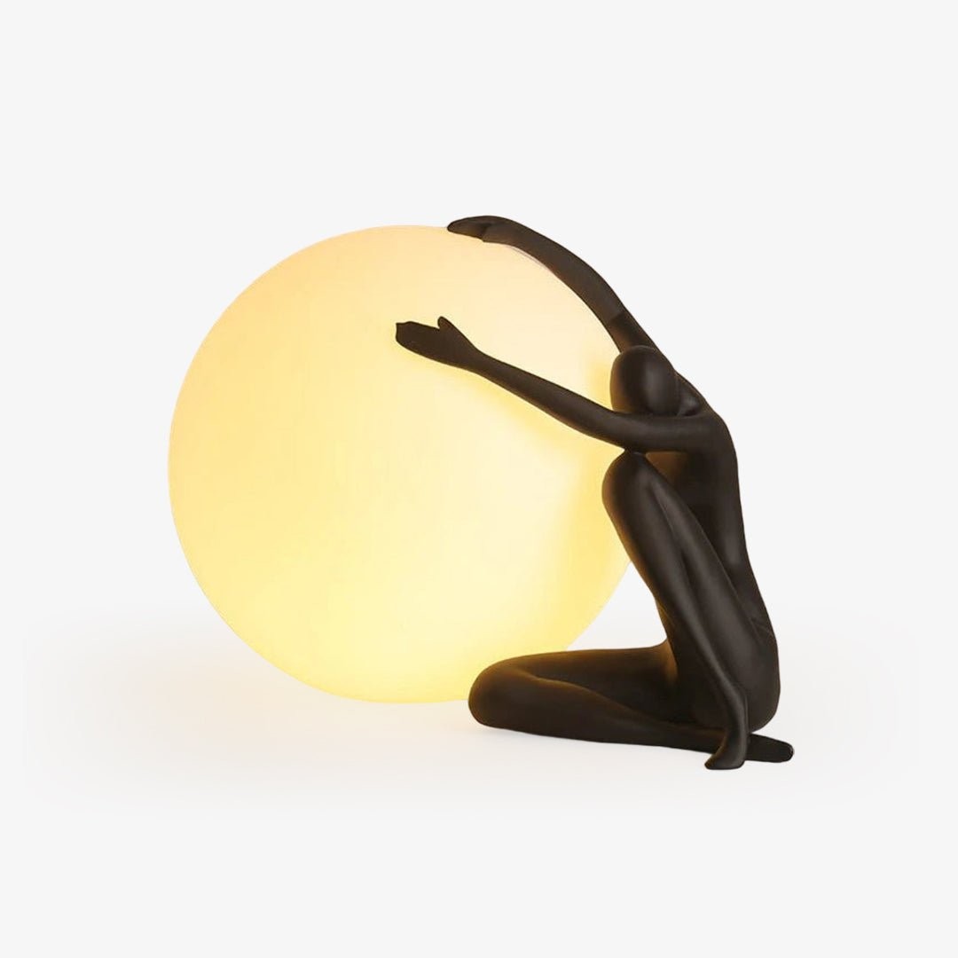 Humanoid Ball Holding Table Lamp K217