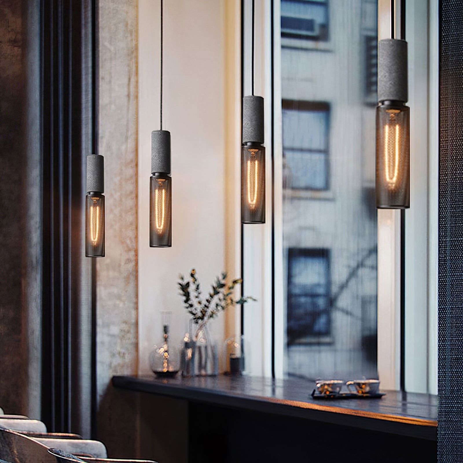 Cement Mesh Pendant Light K308