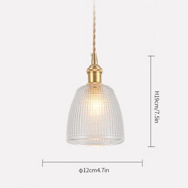 Clear glass pendant lights series