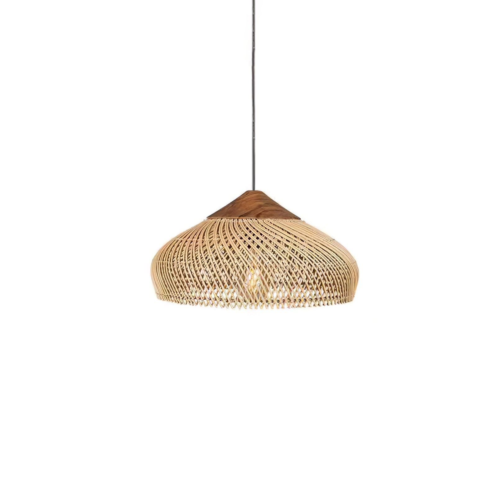 Harp Braided Rattan Pendant Lamp K1175