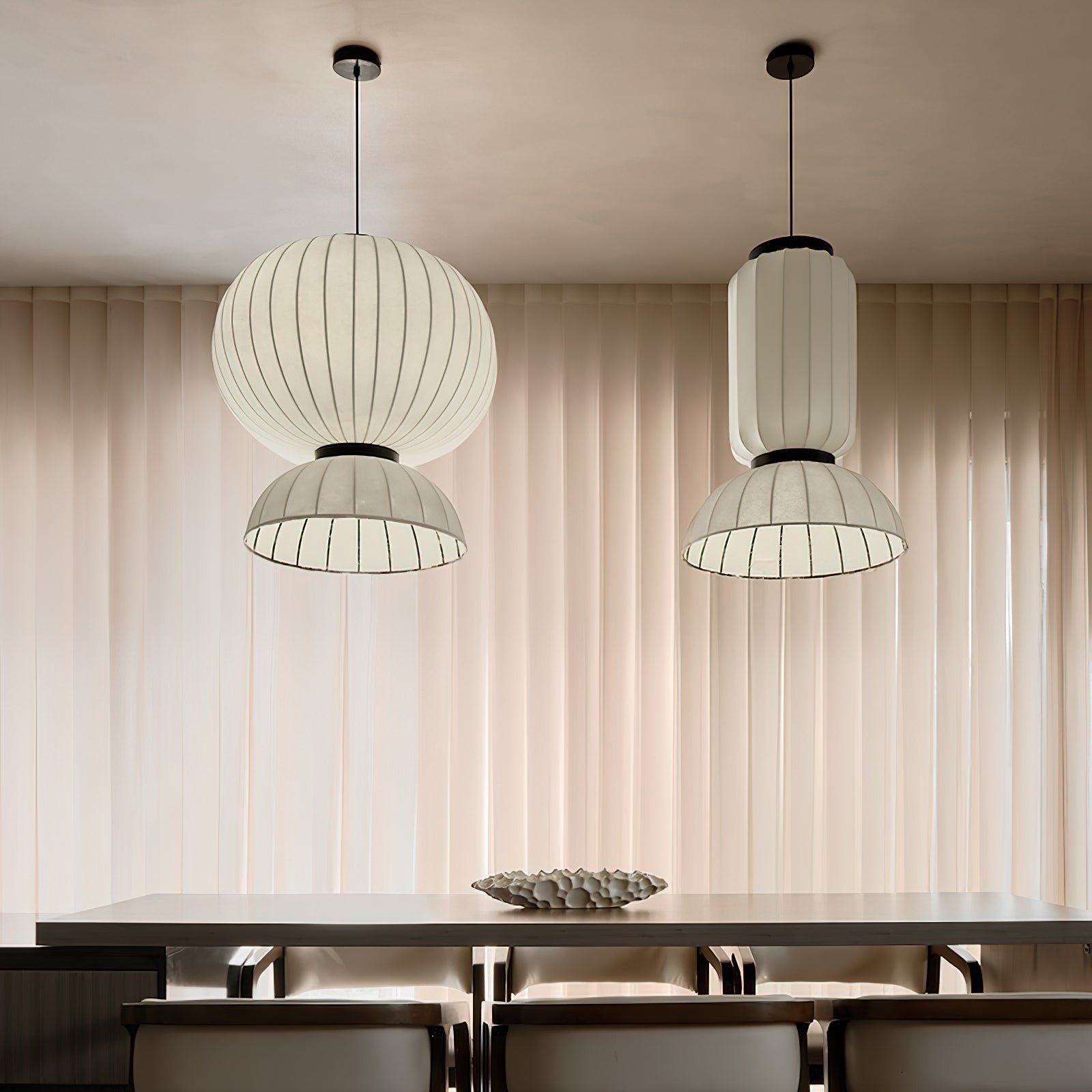 Mulberry Silk Lantern Pendant Light K532