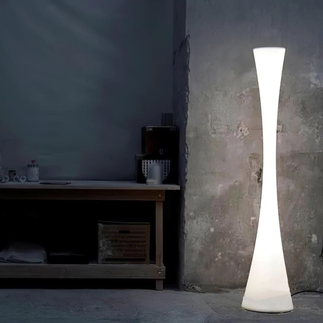 Romantic Simple White Column Floor Lamp K819