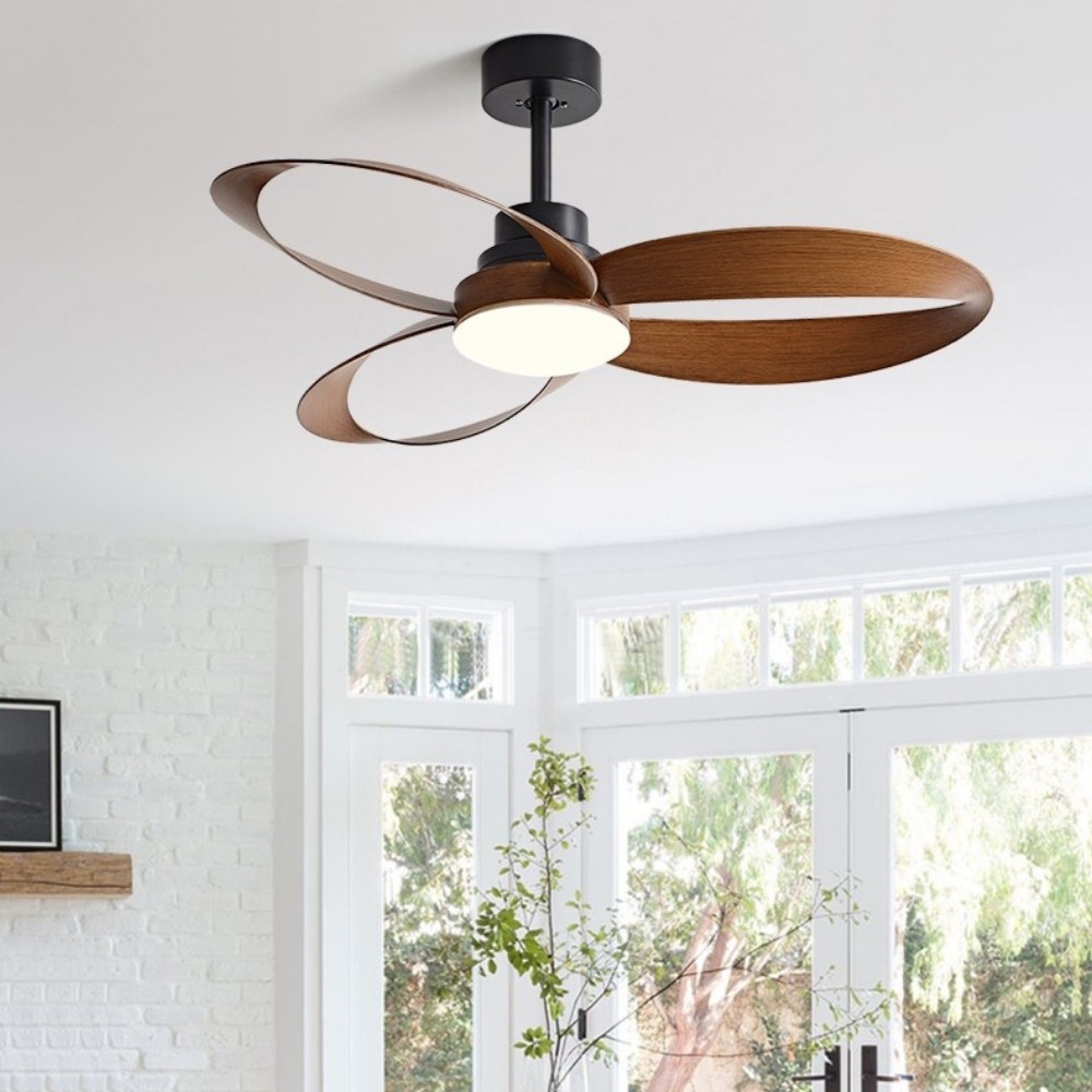 Modern Windmill Retro LED Ceiling Fan Light K1117