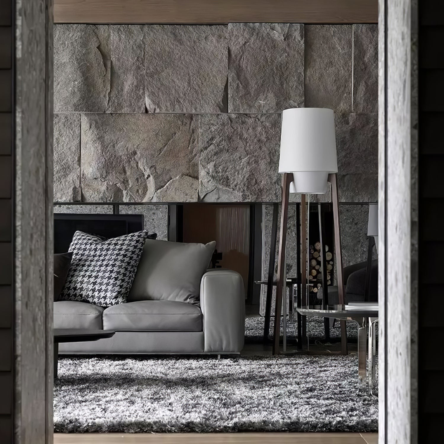 Modern Simple Chinese Style Solid Wood Floor Lamp K443
