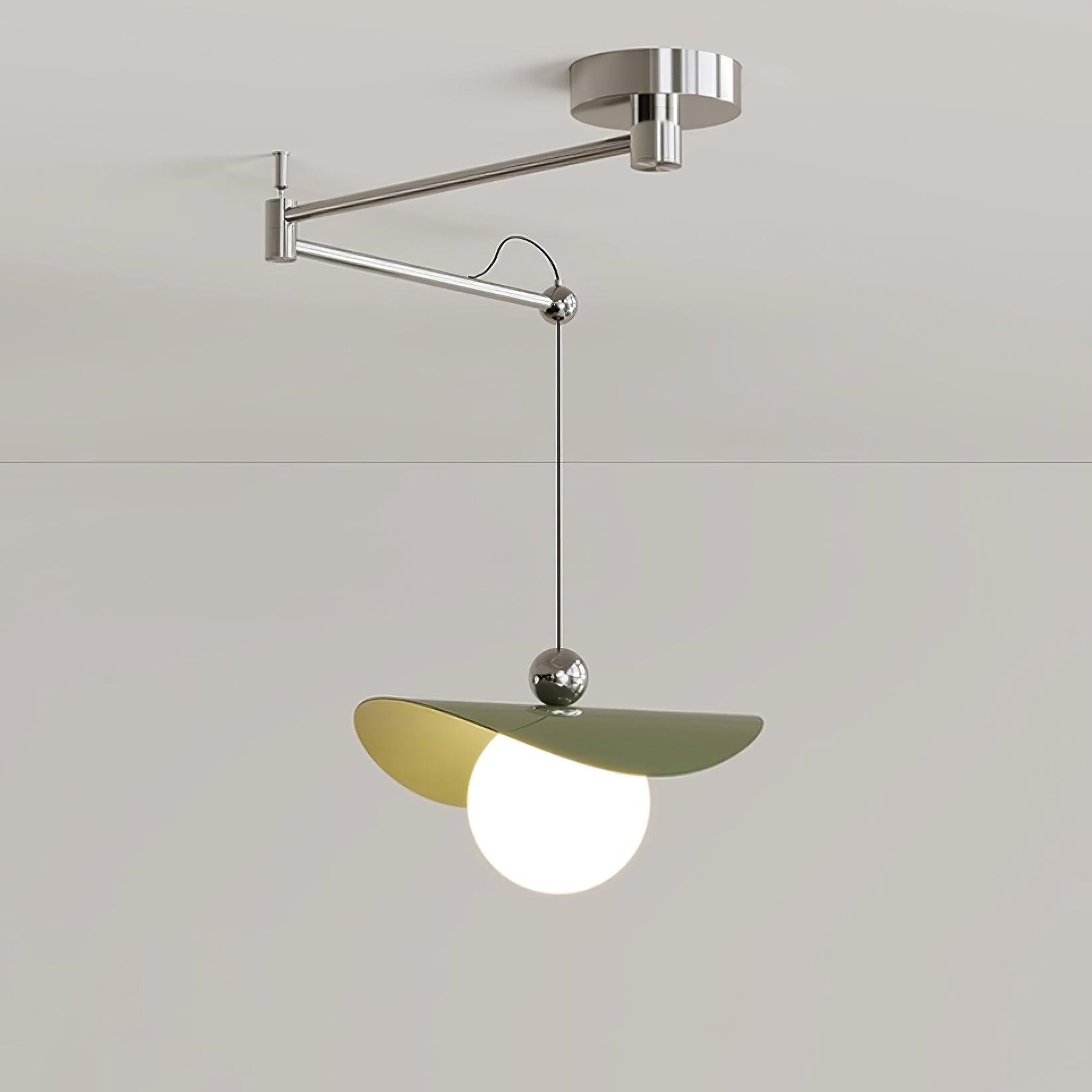 Simple Adjustable Metal Swing Arm Pendant Lamp K826