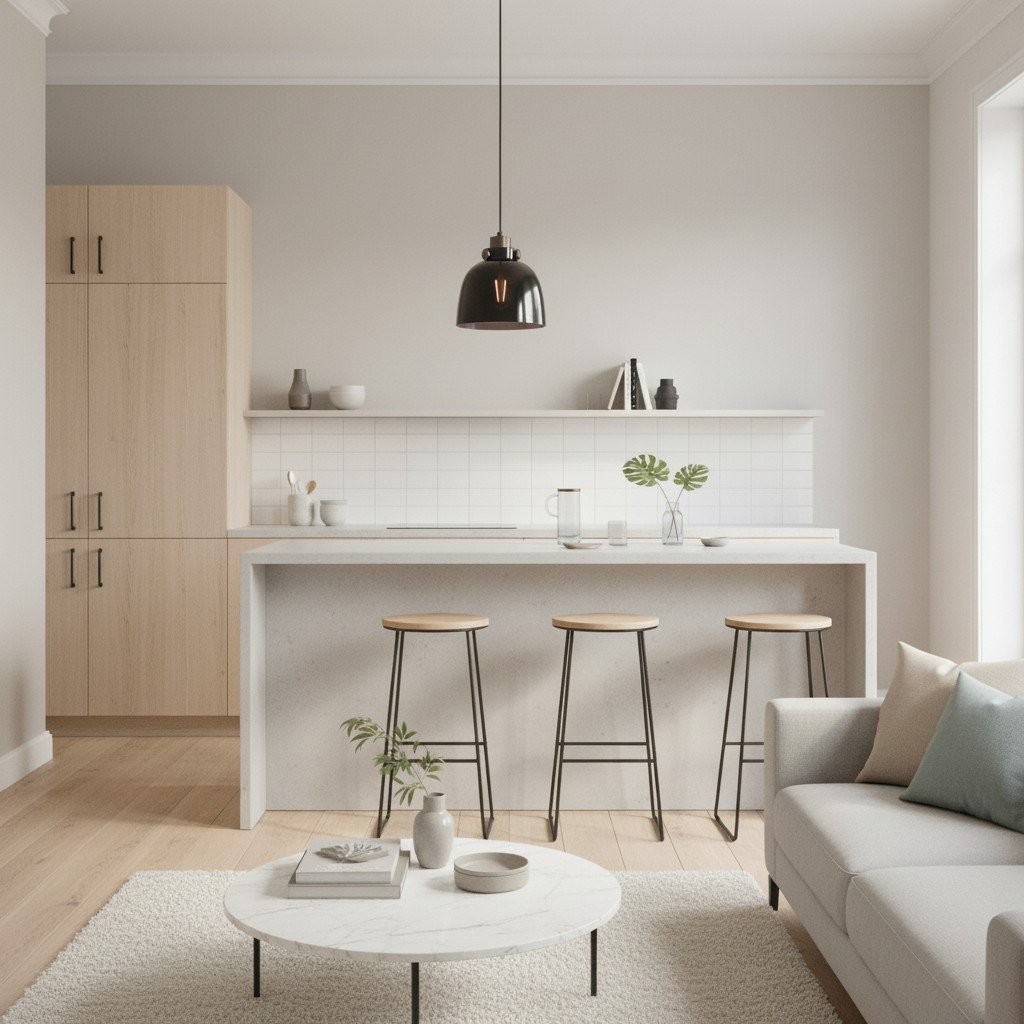 Readium Tinted Glass Pendant Light - Minimalist Dome Shade Adjustable for Kitchen Island and Dining Room K1846