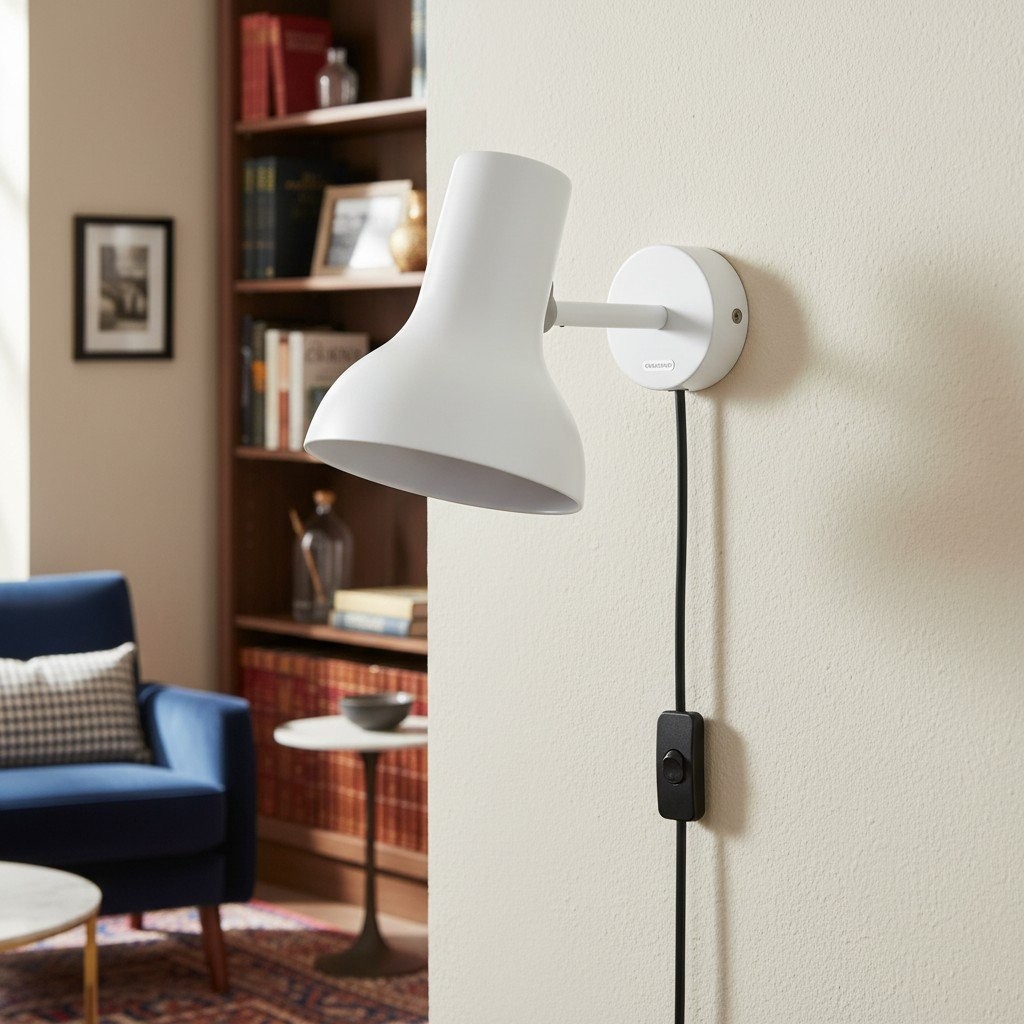Modryx Modern Minimalist Wall Light - Adjustable Head for Reading and Accent Lighting K2115