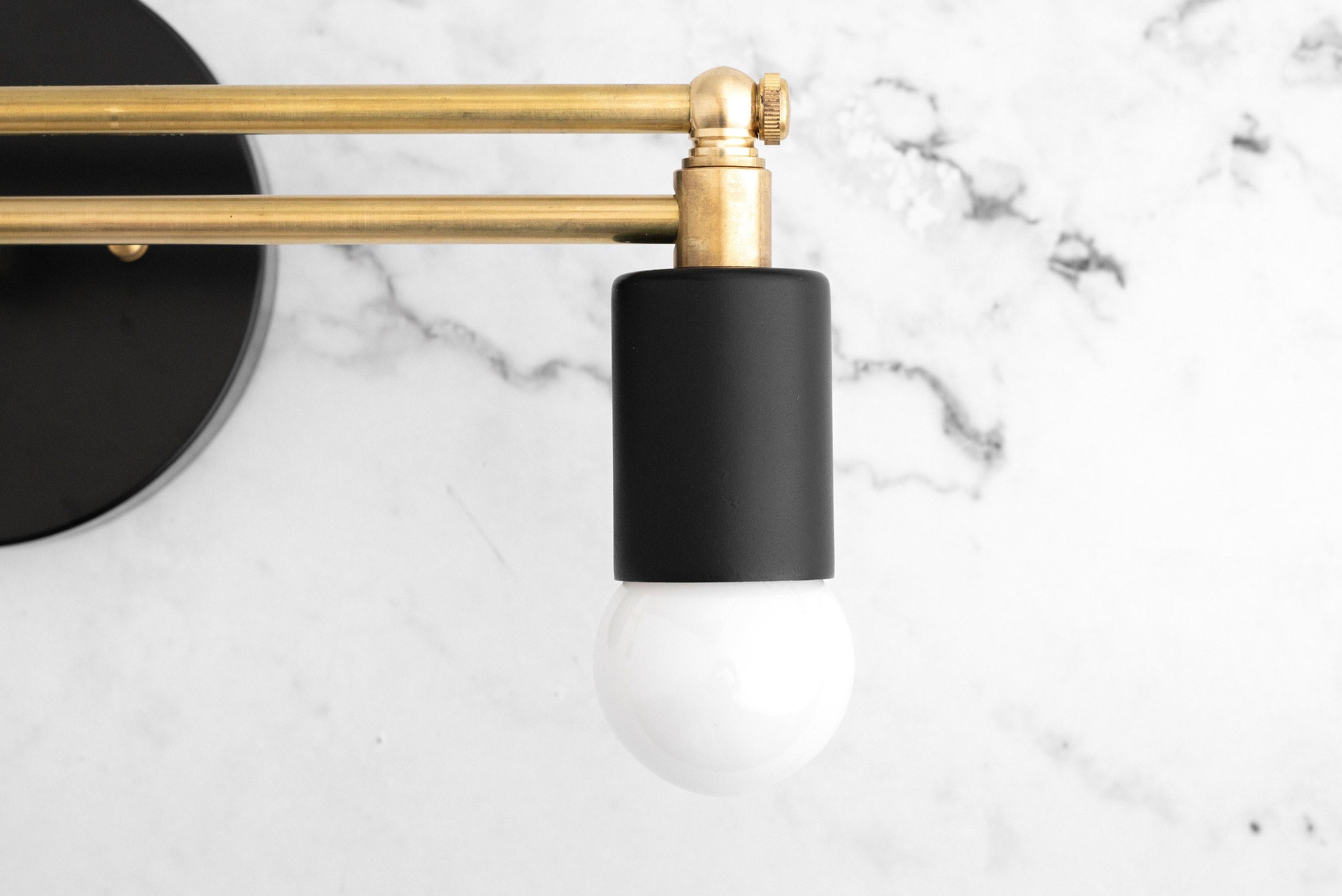 Mobilux Line Modern Vanity Light - Bathroom Wall Fixture in Art Deco Style K1487