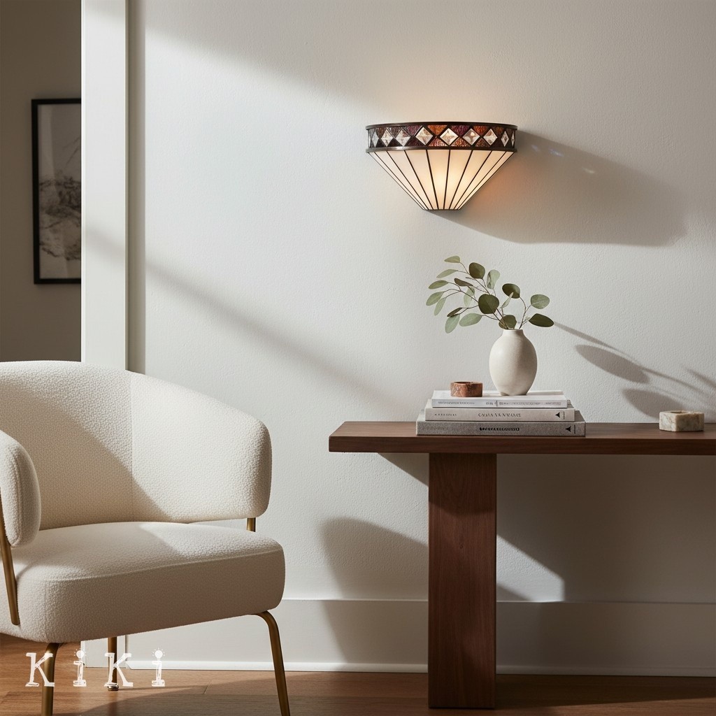 TF Fargo Art Deco Geometric Wall Lamp for Hallway and Bedroom K1954