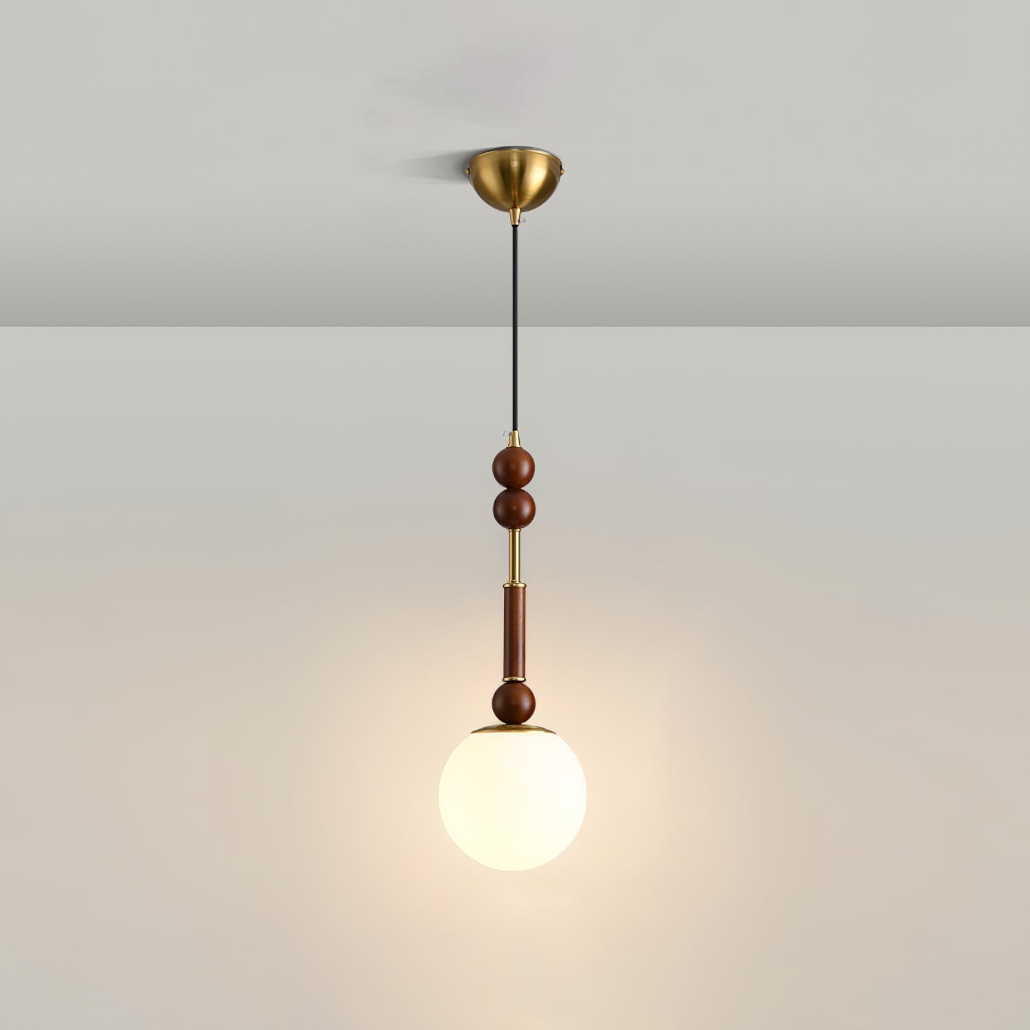 Retro Solid Wood Series Pendant Lamp K637