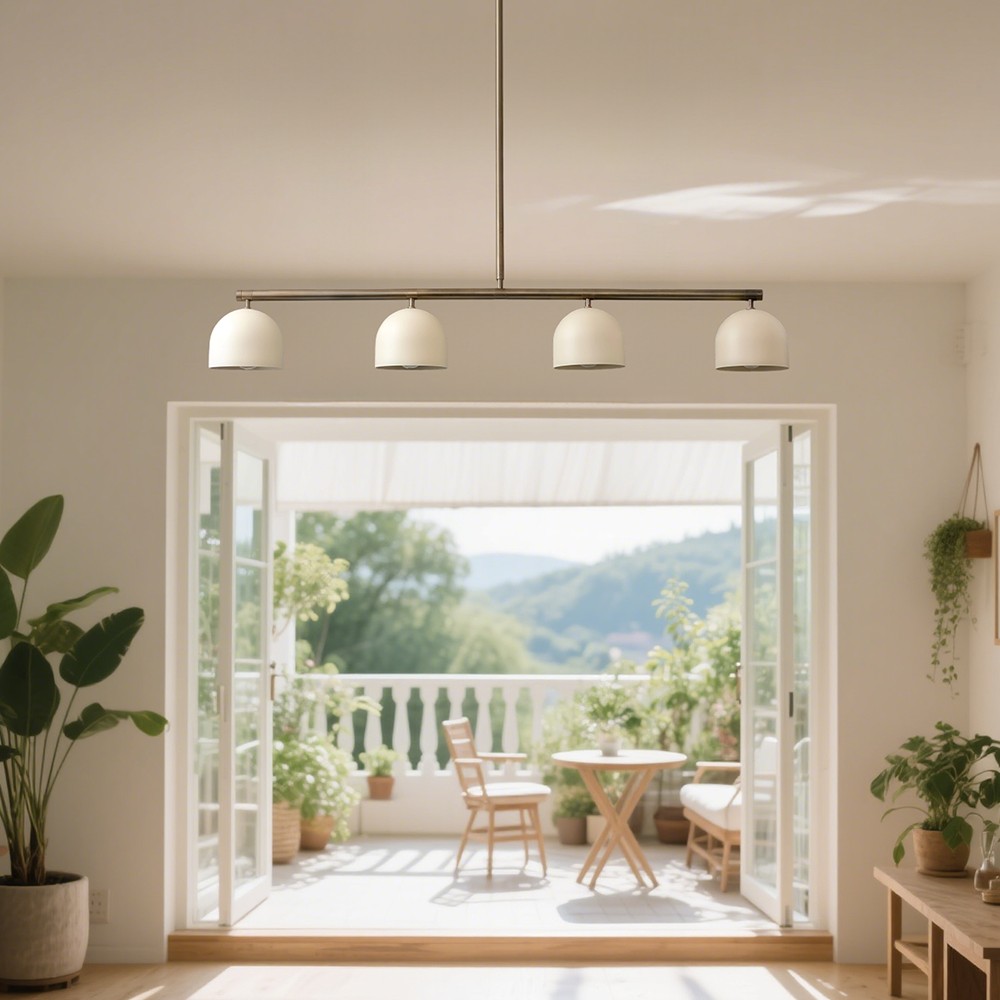 Modern Strip 4-Light Chandelier For Kitchen Island K899