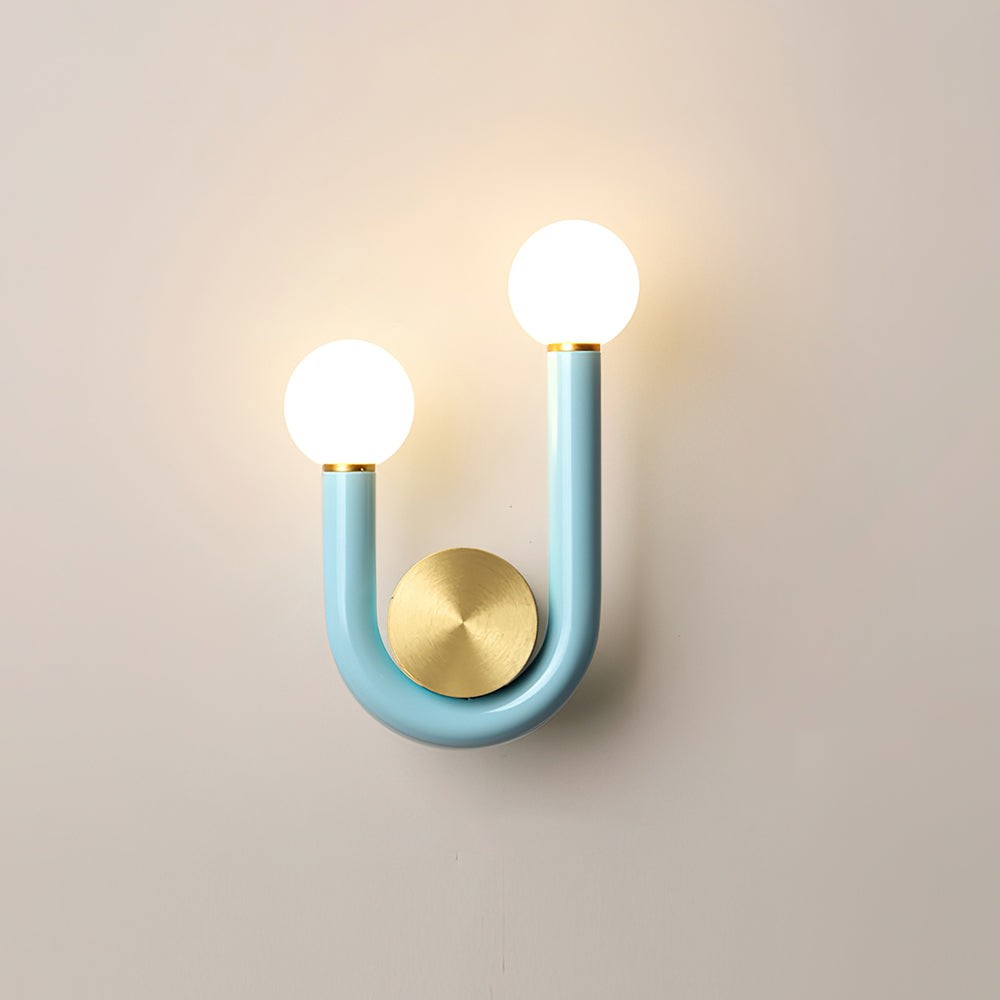 Creative U Shaped Double Head Wall Lamp K695