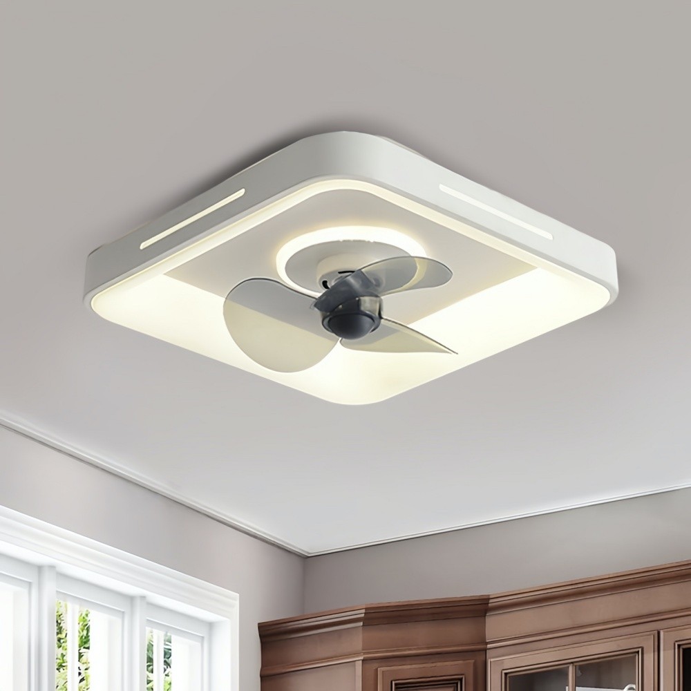 Modern Round Led Slient Ceiling Fan Light K951