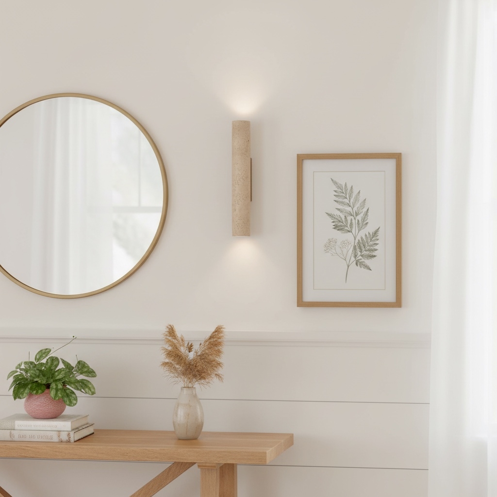 Velstrix Contemporary Wall Light Clean Geometric Form Wall Lamp - Modern Interior Style for Hallway K2286