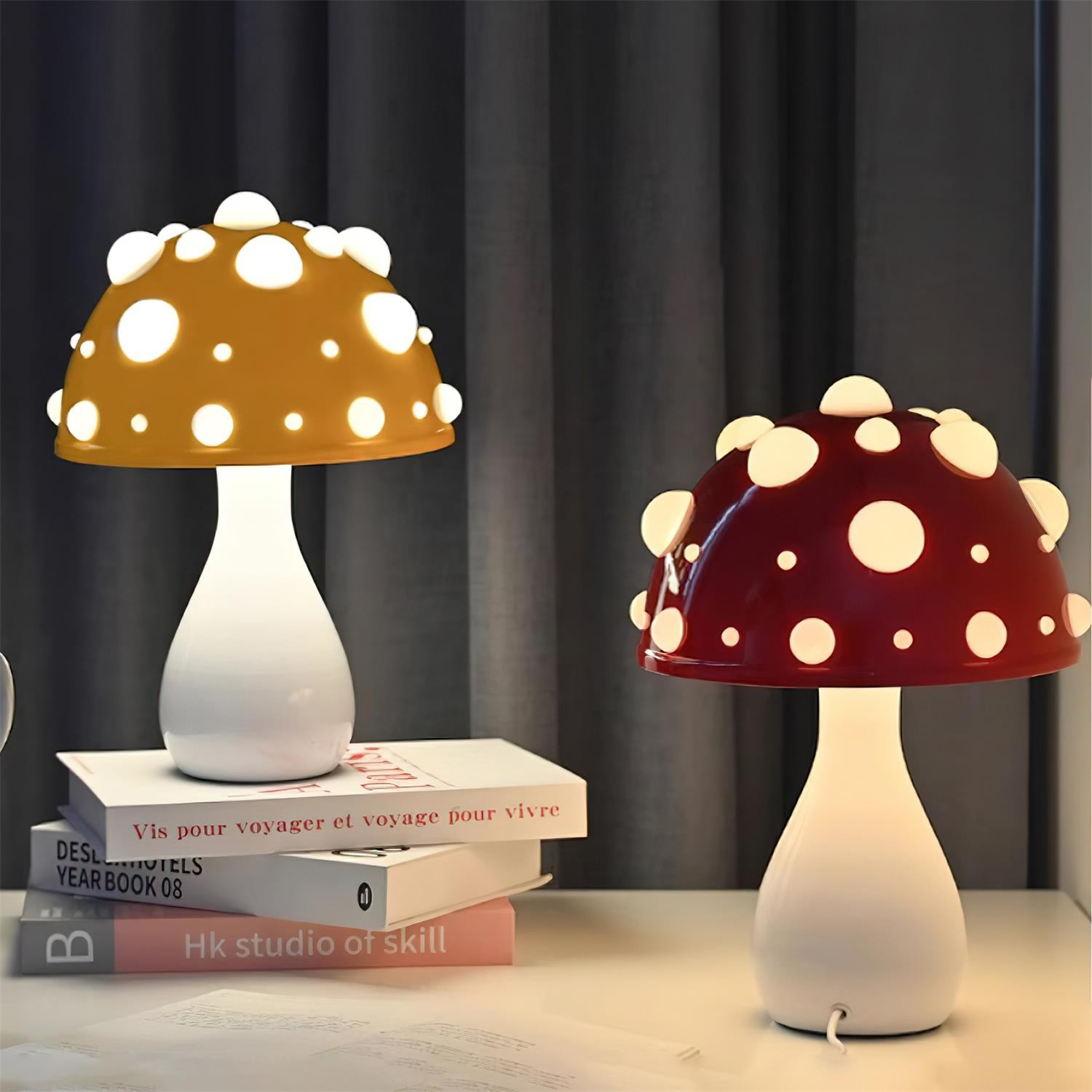 Poisonous Mushrooms Table Lamp K603
