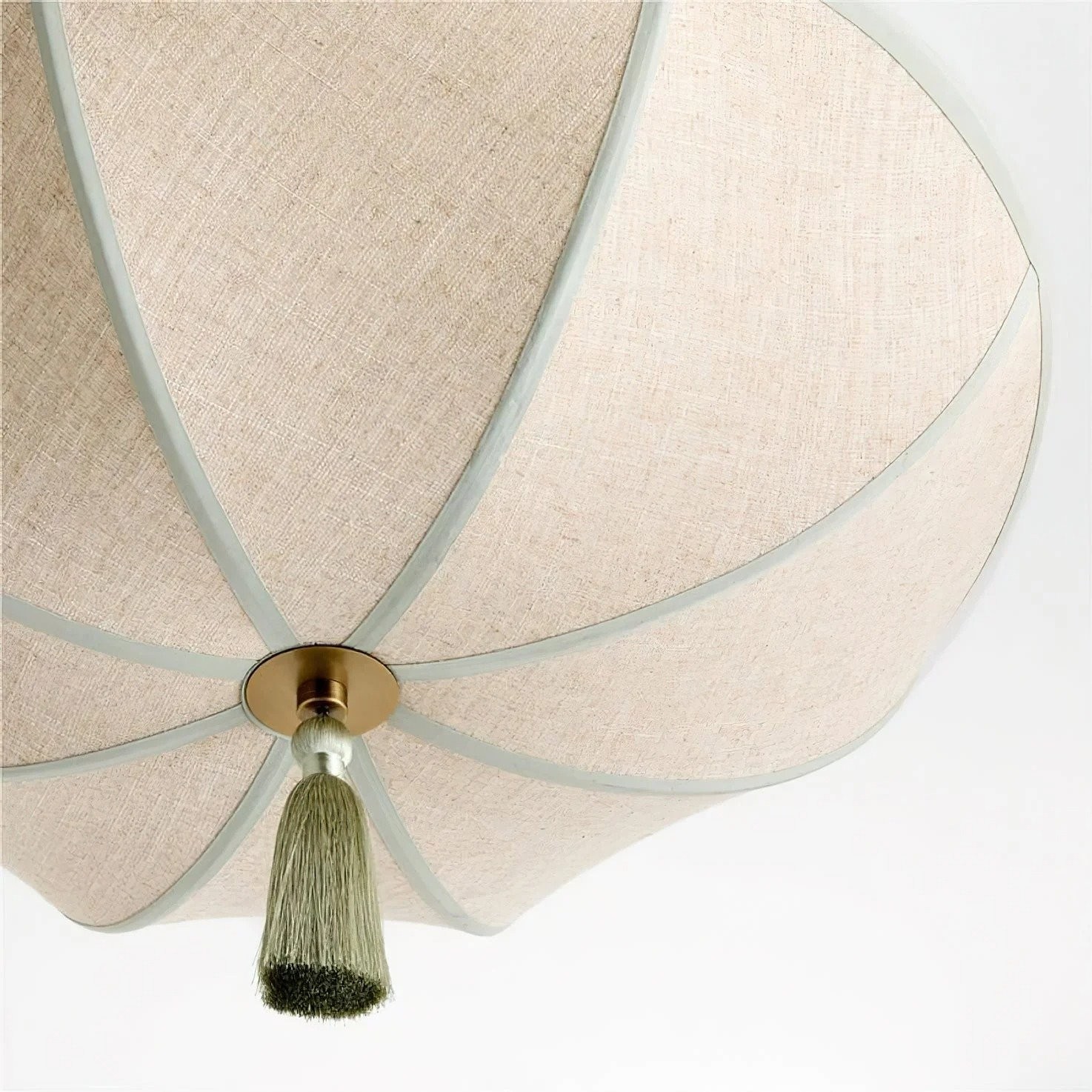 Valoflor Modern Floral Fabric Ceiling Lamp - Decorative Petal Flush Mount for Bedrooms and Living Areas K2146