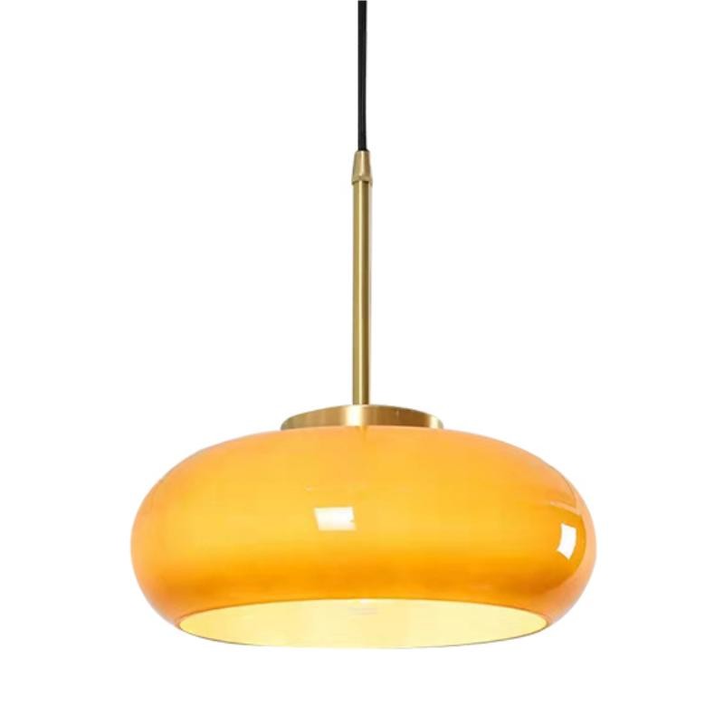 Bauhaus Style Vintage Glass Pendant Light K58