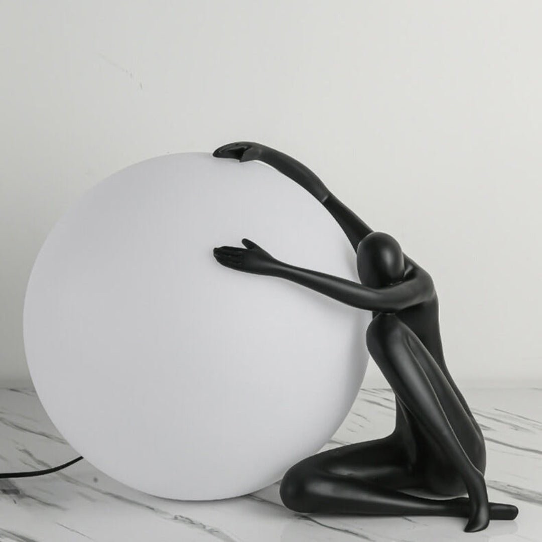 Humanoid Ball Holding Table Lamp K217