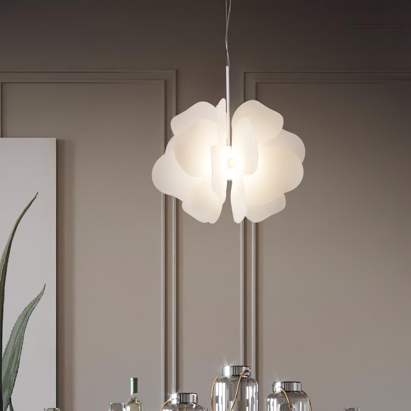 Modern Plastic Flower Design Pendant Lamp K539