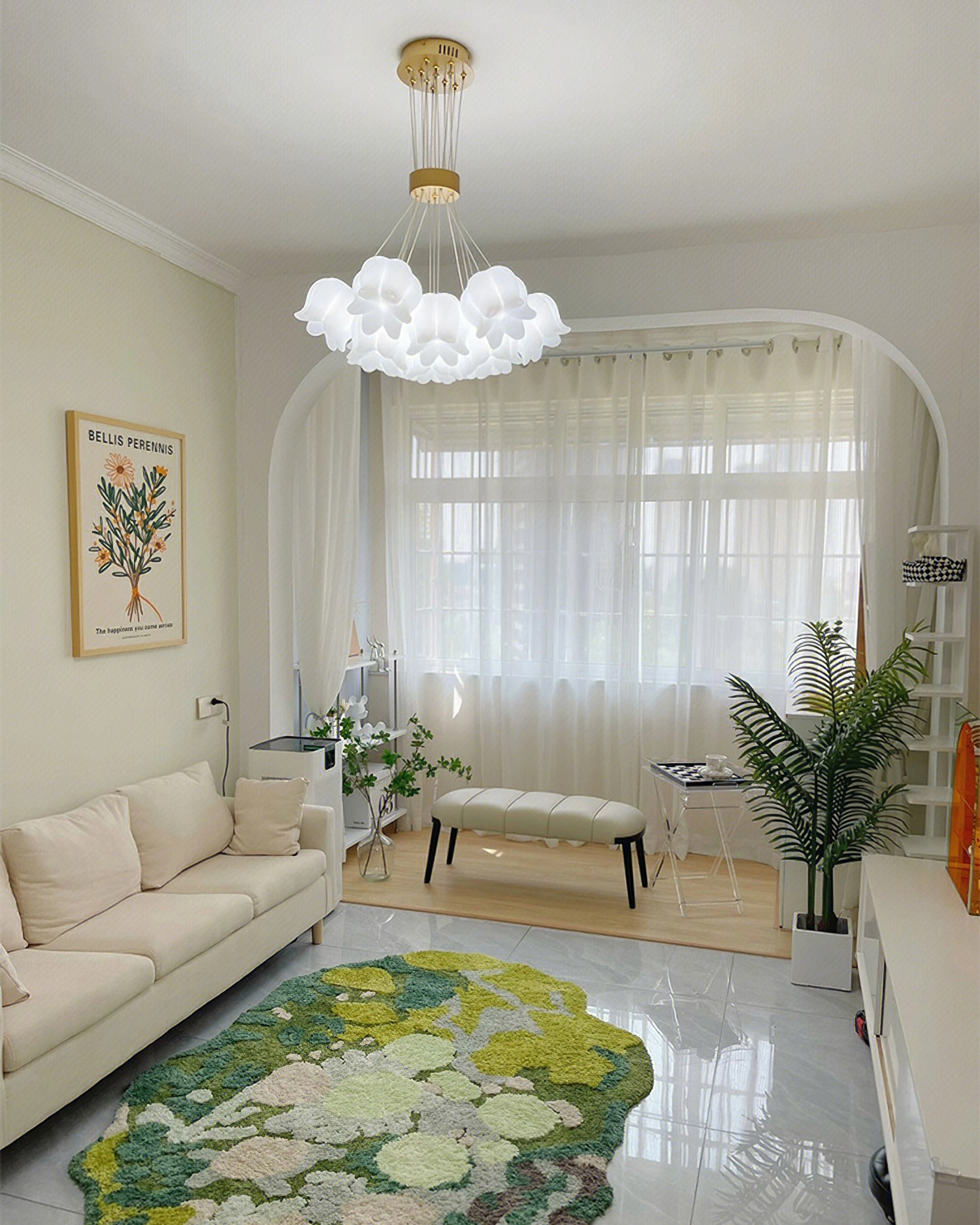 Lily Of The Valley Chandelier K1045
