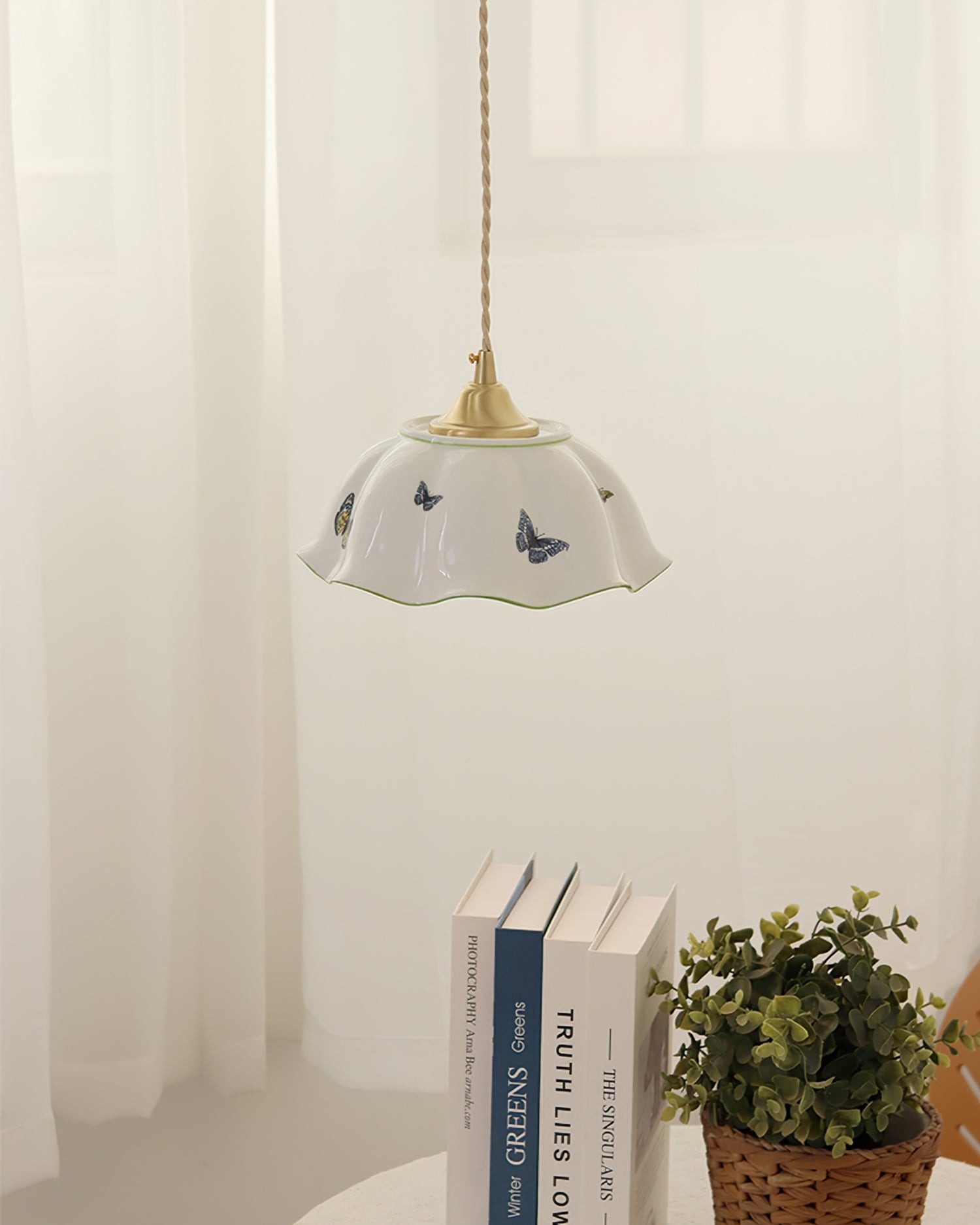 Butterfly Ceramic Pendant Lamp K985
