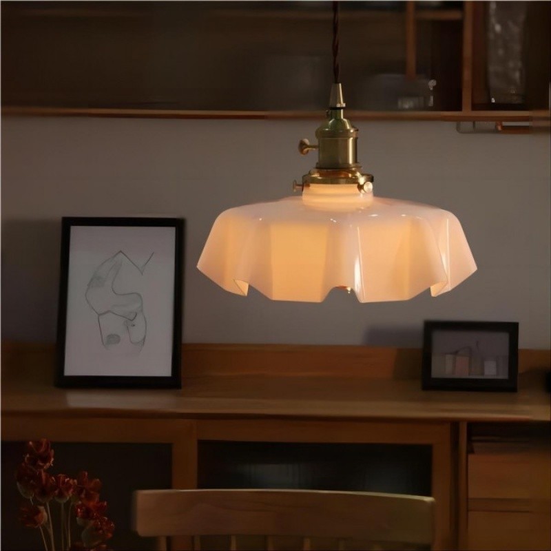 Retro Draped Flower Pendant Lamp K133