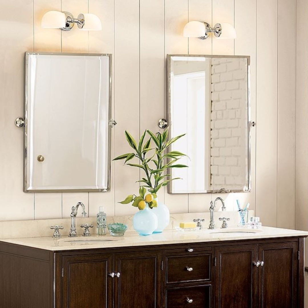Modern Mercer Double Horizontal Metal Wall Sconce K1219