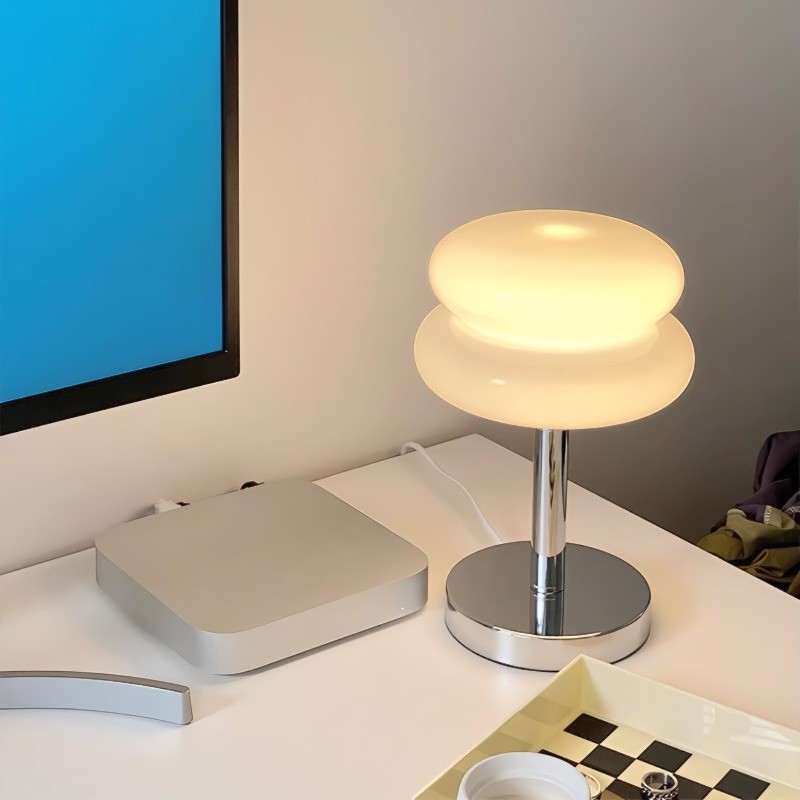 Bauhaus Macaron Stained Glass Table Lamp K03