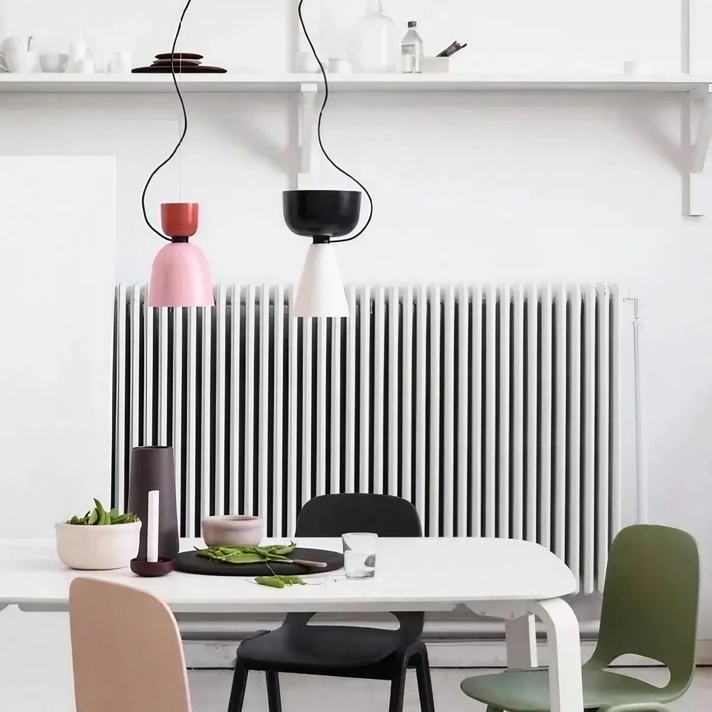 Macaron Design Alphabeta Metal Pendant Light K73