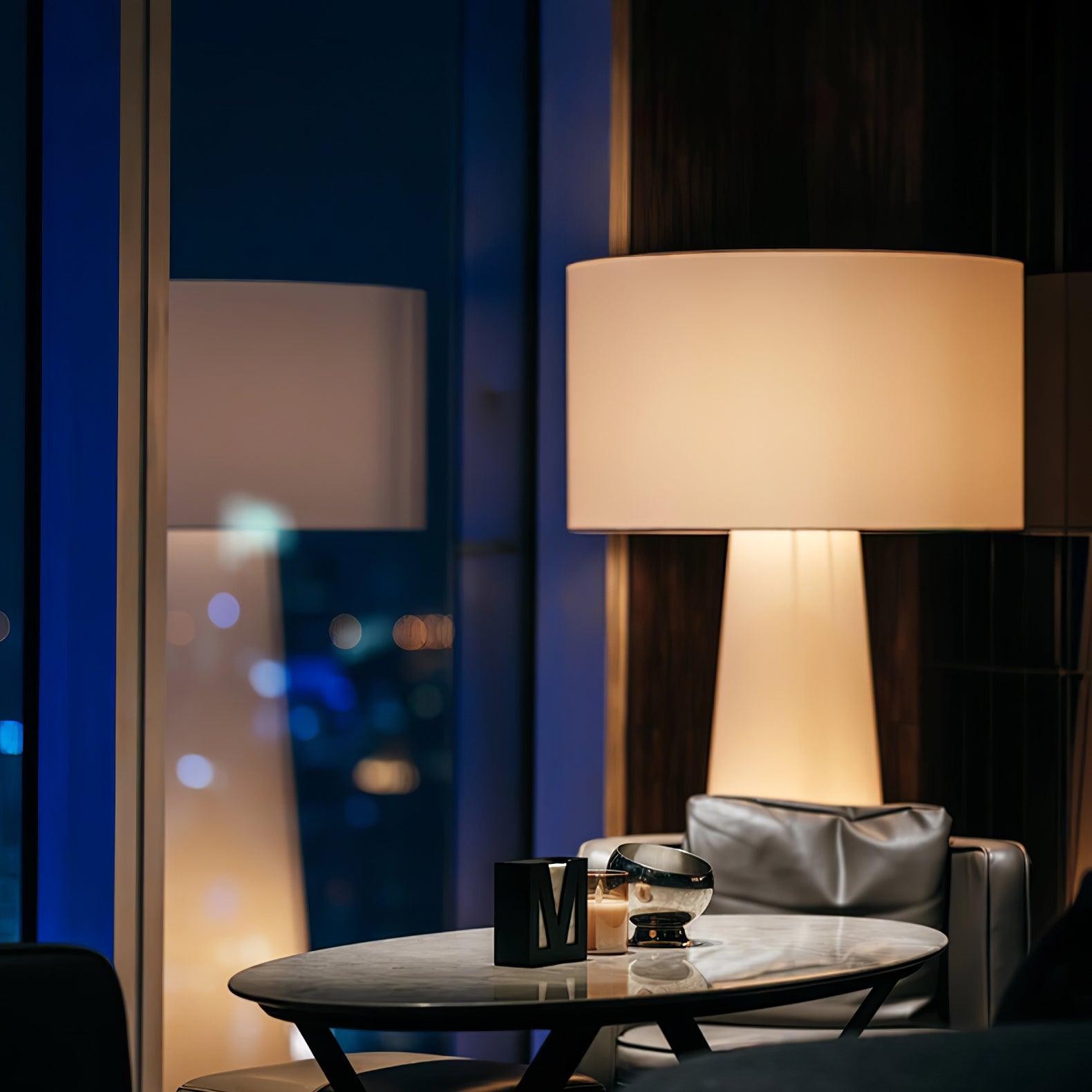 Column Fabric Floor Lamp Suitable For Living Room K328