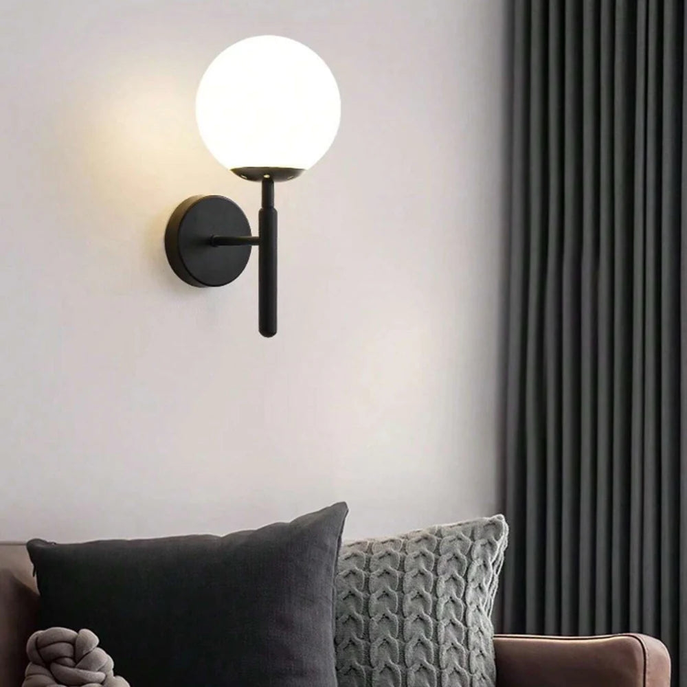 Milky Glow Modern Metal Wall Lamp D791