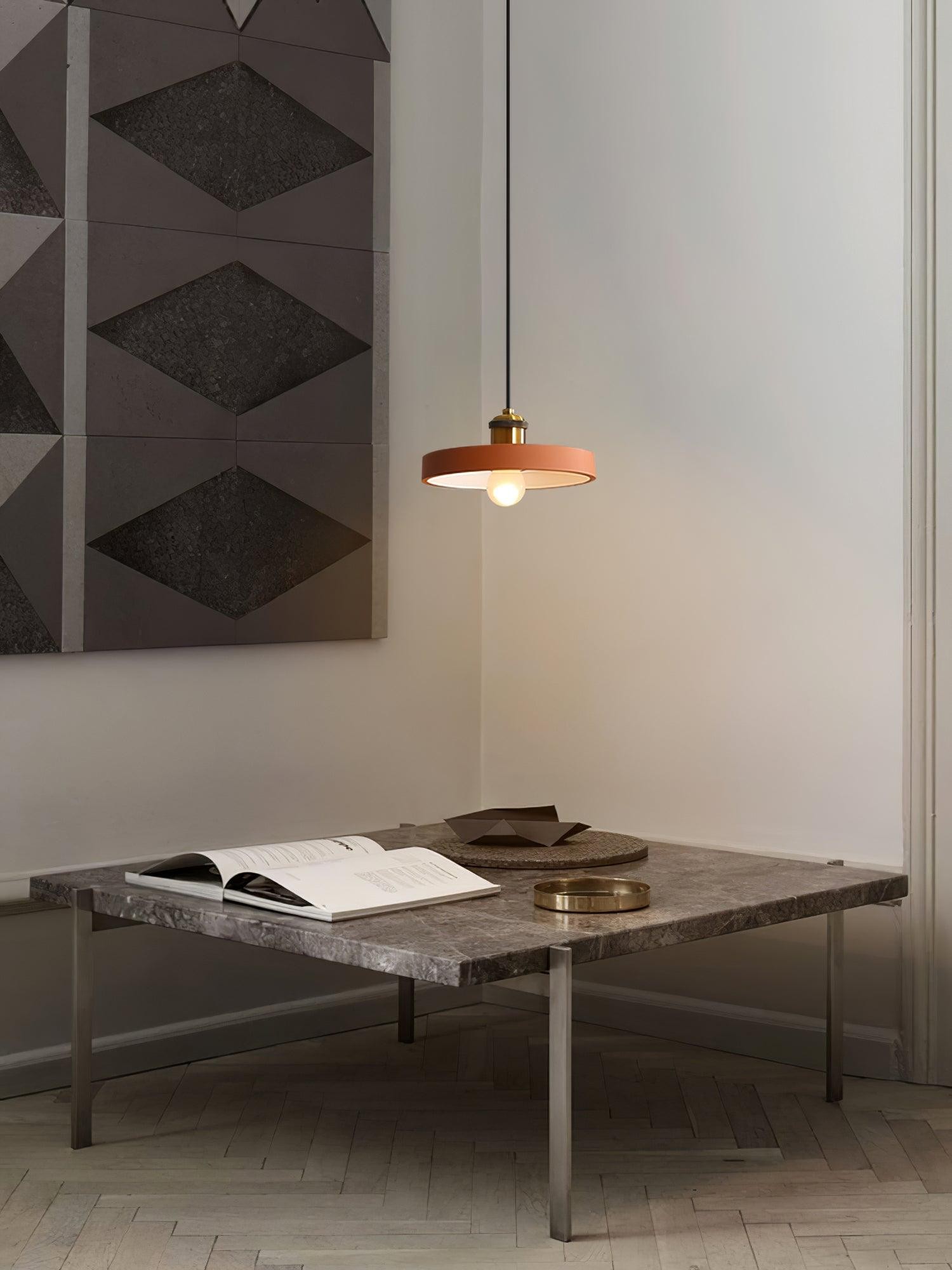 Modern Resin Geometric Pendant Lamp K621