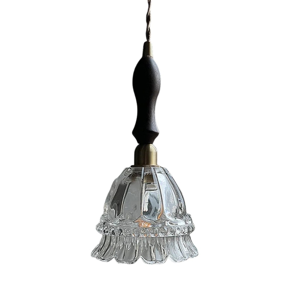 French Pastoral Jellyfish Glass Pendant Light K881